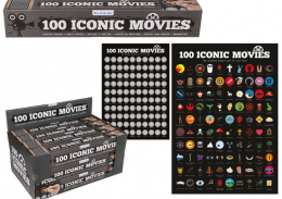 Nokasāms EnnoVatti plakāts "100 ikoniskas filmas"
