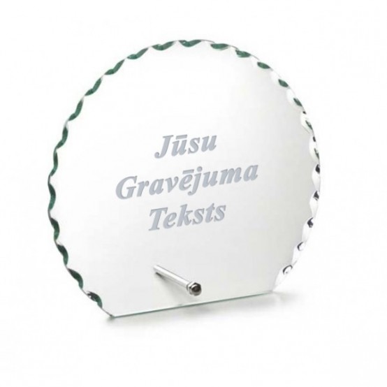 Stikla stends "Saule" ar Jūsu iegravētu tekstu