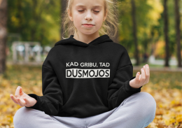 Bērnu džemperis "Kad gribu, tad dusmojos"