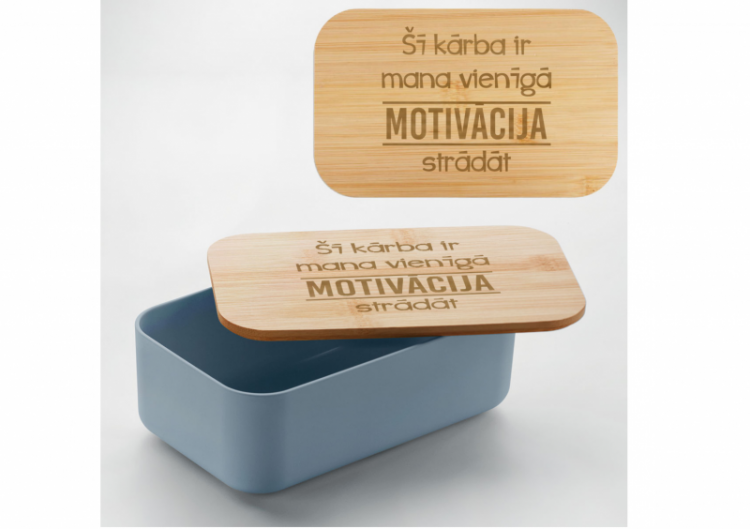 Pusdienu kārba "BEIBABOX - motivācija strādāt"