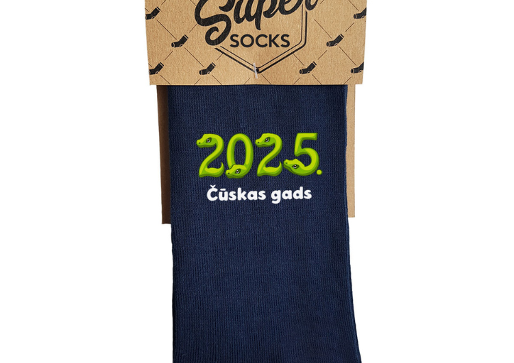 Zeķes "2025. - Čūskas gads"