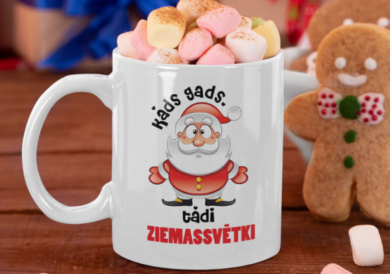 Krūze "Kāds gads, tādi Ziemassvētki"