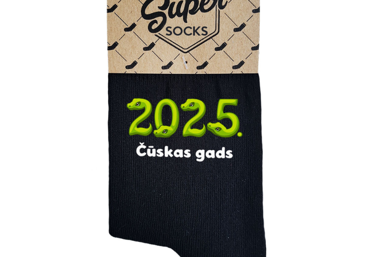 Sieviešu zeķes "2025. - Čūskas gads"