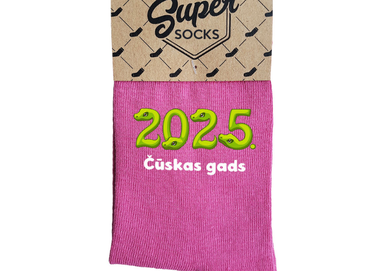 Sieviešu zeķes "2025. - Čūskas gads"