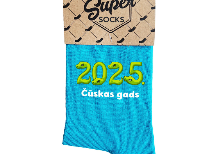 Sieviešu zeķes "2025. - Čūskas gads"