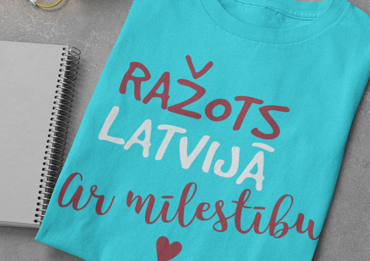 Bērnu T-krekls "Ražots Latvijā"