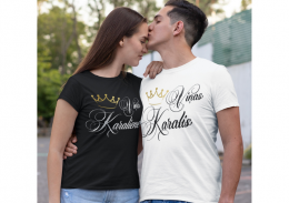 T-kreklu komplekts "Karalisks pāris"