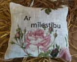 Aromātiskais spilventiņš "Ar mīlestību"